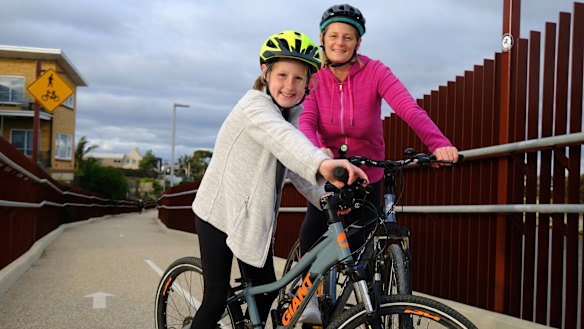 Melbourne-based Nicole Adamson with her 10-year-old daughter Kailani Adamson.