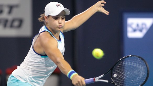 Big scalp: Ashleigh Barty had not beaten world No.2 Petra Kvitova in four previous attempts.