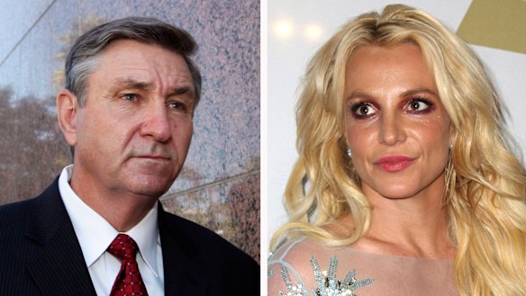 Jamie Spears (left) and his daughter Britney Spears.