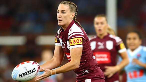 Former Maroons star Ali Brigginshaw.