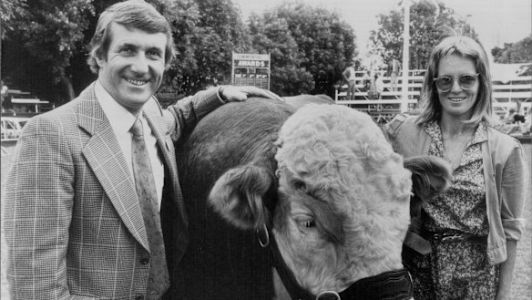 Miller with his third wife Wendy.