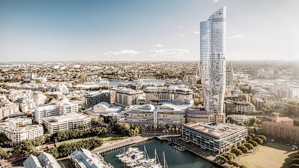 The Independent Planning Commission knocked back The Star's proposal for a 66-storey tower last year. 