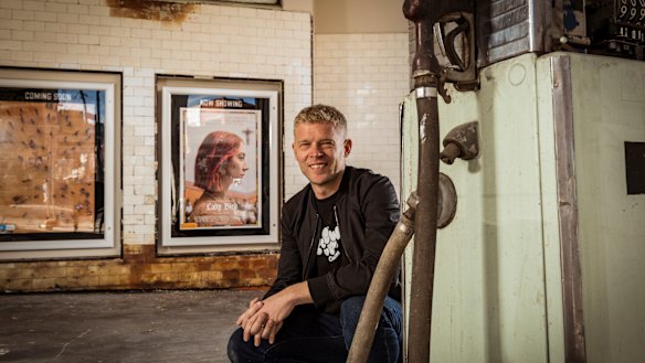 Gus Berger has converted a 1919 garage into a cinema.