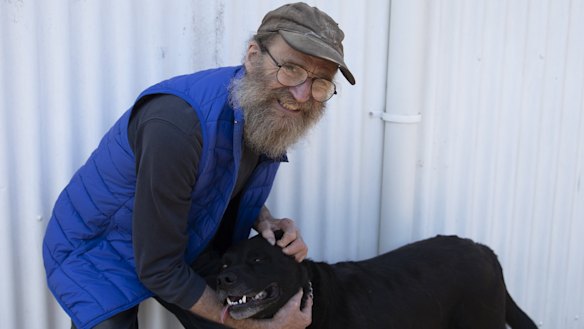 Wytaliba resident David Peters settled in the town in 1979. 
