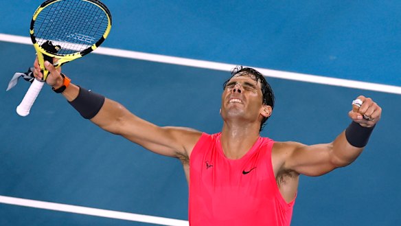 Nadal wins through to the quarter finals. 