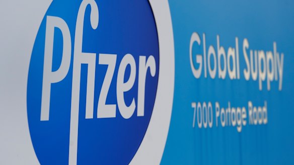 The Pfizer Global Supply Kalamazoo manufacturing plant in Michigan.