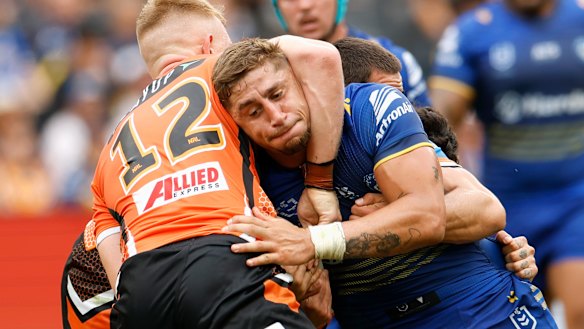 Eels centre Zac Lomax will play against his former Dragons teammates for the first time.