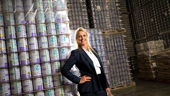 Bubs Australia boss and founder Kristy Carr says the company is doubling production of infant formula in response to a jump in demand spurred by the coronavirus. 
