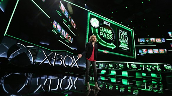 Ashley Speicher, Head of Engineering of Xbox Game Pass, speaks about the service at E3.