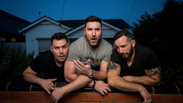 Sooshi Mango's Carlo and Jo Salanitri with Andrew Manfre.