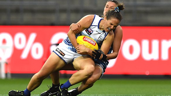 Football played by men shouldn’t be talked about as the principle version of the game.  It is just the male version.