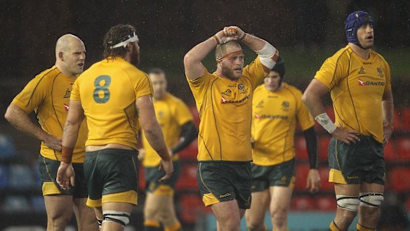 The Wallabies come to terms with a shock loss to Scotland in Newcastle in 2012.