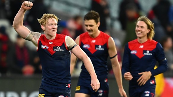 Clayton Oliver is one of the favourites for this year’s Brownlow Medal.