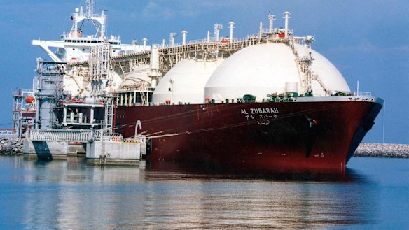 There was strong demand from across Asia for liquefied natural gas.