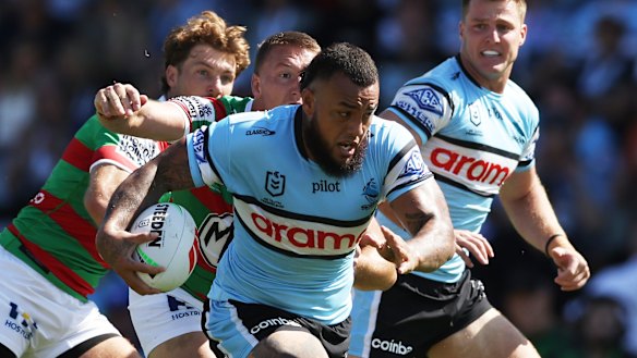 Sharks prop, Tonga star and one-time New Zealand international Addin Fonua-Blake.