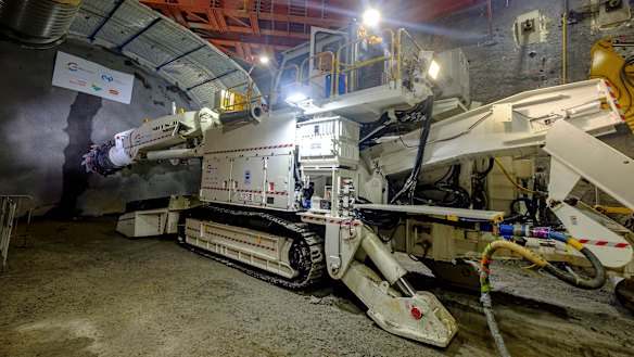 Metro Tunnel will run under the city from South Kensington to South Yarra.