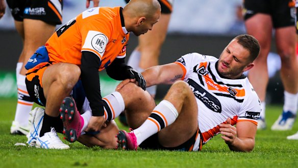 It didn't look good for Tigers veteran Robbie Farah.