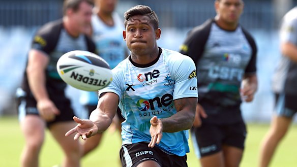 Sacked: Ben Barba has had his contract torn up before playing a game for the Cowboys. 