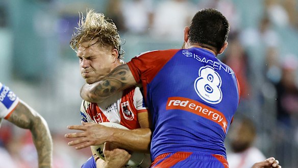 St George Illawarra Dragons forward Jack de Belin.