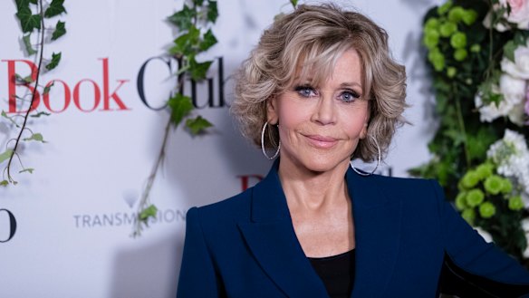 Cecil B. DeMille Award recipient, actress Jane Fonda.