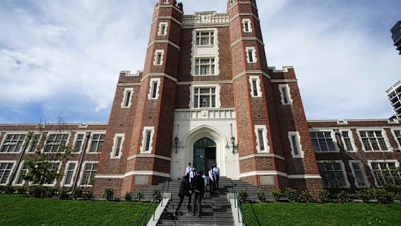 Melbourne High School parents paid more than $2800 in voluntary school contributions per student last year. 