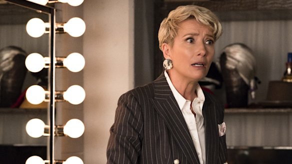 Emma Thompson stars as Katherine Newbury in Late Night. 