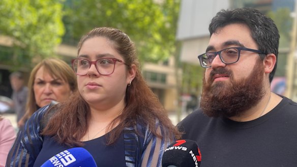 Michael Del Vecchio and his partner Jade, who lost hundreds out thousands of dollars.