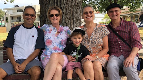 Jamila Rizvi's son has close relationships with all four of his grandparents.