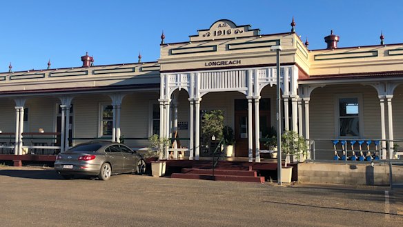 Time stands still at the Historic Railway Cafe in Longreach.