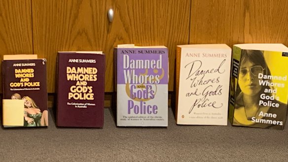 The various editions of Damned Whores and God’s Police, which has sold more than 100,000 copies. 