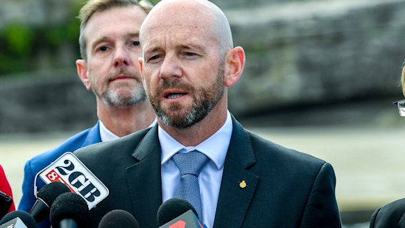 Water Minister Niall Blair has defended his absence from the meeting.