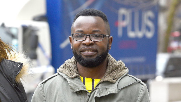 Felix Ngole arrives at court in London, where he challenged a ruling that he was lawfully removed from a Sheffield social work course after being accused of posting comments about homosexuals and bisexuals on a Facebook page. 