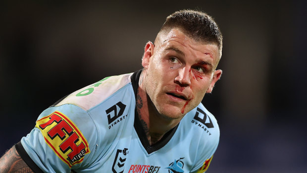 Sharks centre Josh Dugan has been fined $50,000 by the NRL.