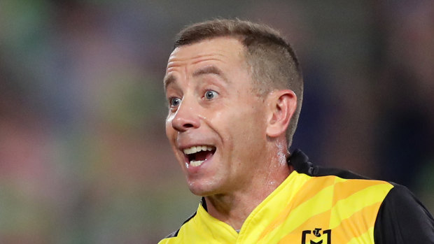 The stoush between the NRL and the referees has escalated.