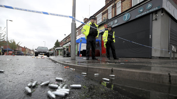 Ten people were injured during the shooting after a Caribeean festival in Manchester.