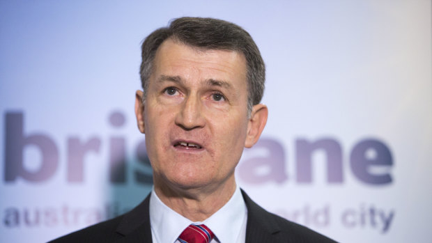 Then-lord mayor Graham Quirk in 2016, when the plan to secure the Olympics was in its infancy.