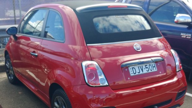 Ms Haddad's distinctive red Fiat was discovered by police on Sunday afternoon at West Ryde train station.