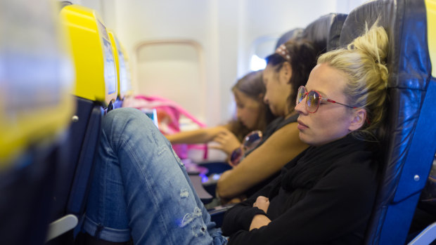 You're far more likely to be able to stretch out on some flights than others. 

