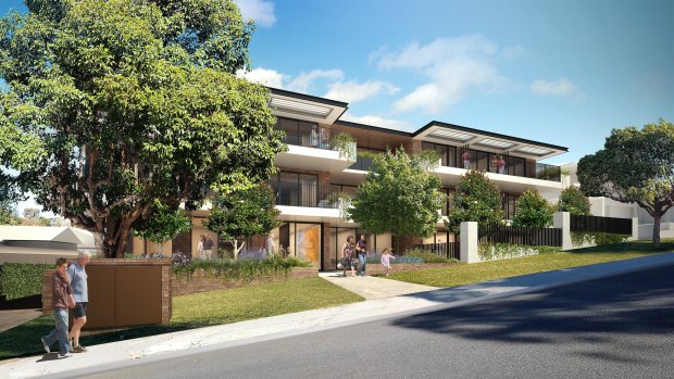 Oryx's boutique aged care proposal for Nedlands. 