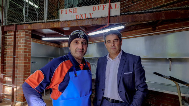Fishmonger Costa Lambropoulos believes there needs to be more than 1000 car parks at the Queen Victoria Market.