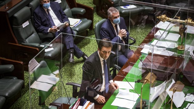 Mr Guy’s party has seven women out of 31 MPs.