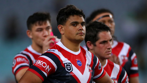Ready to go: Latrell Mitchell is tipped to bounce back against Souths and former Origin teammate James Roberts.