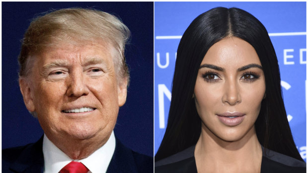 Kim Kardashian, right, has revealed what happened in the lead-up to her meeting with US President Donald Trump.