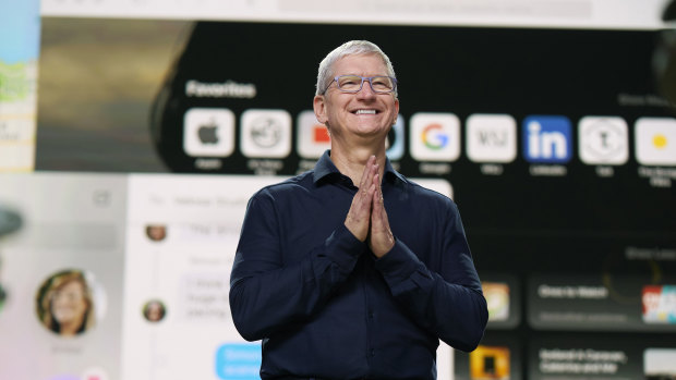Apple chief Tim Cook is navigating a tricky path in China. 