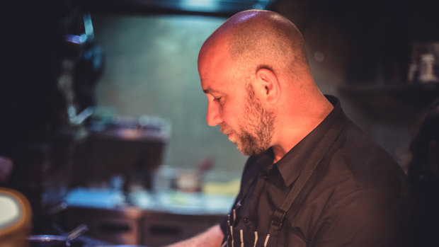 Kenny McHardy is the chef at Manuka Wood Fire Kitchen in Fremantle.