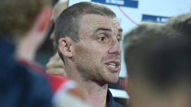 Melbourne's Simon Goodwin is one of many coaches working reduced hours.