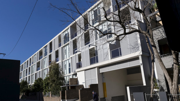 The Joshua apartment building at 33-49 Euston Road, Alexandria.