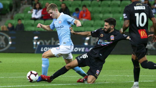 Melbourne City's Riley McGree is part of the team's next-gen plan for goals.