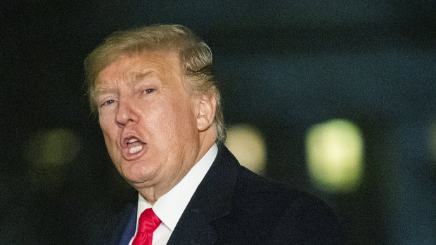 Donald Trump has condemned the impeachment proceedings.