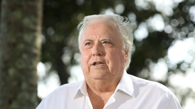 Mining billionaire Clive Palmer.
